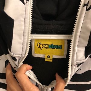 Tipsy Elves Skeleton Full-zip Onesie Jumpsuit